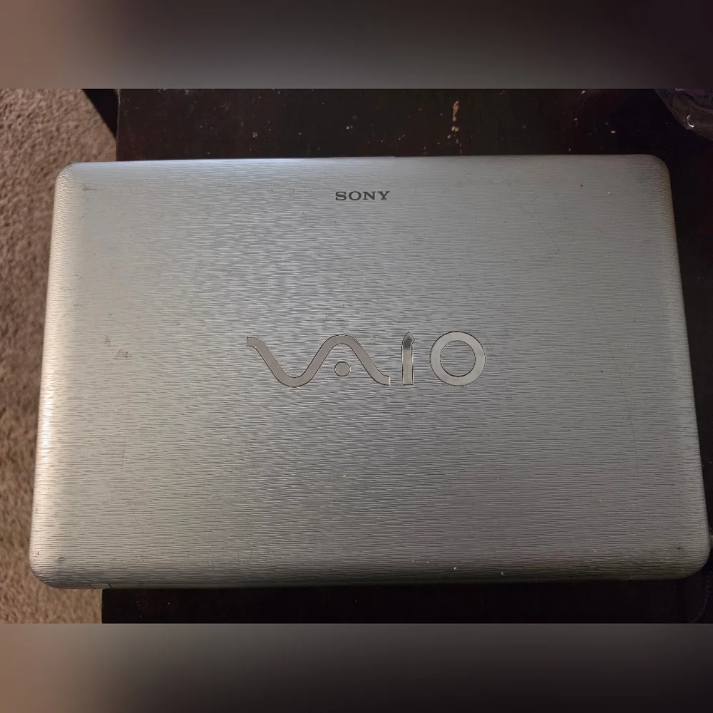 Sony Silver VAIO Laptop(Works But With Flaws)